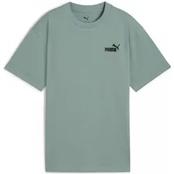 Puma, Unisex, Sportshirt, ESS Small No. 1 Logo Relaxed Tee B (140), Weiss
