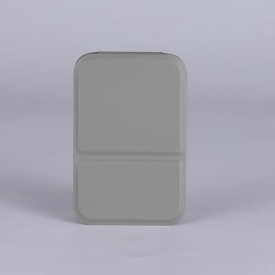 Quick Pick Pro Small Solid Color Makeup Mirror, Mini Folding Portable Mirror For Women Men, High Quality PU Leather Pocket Glass gray