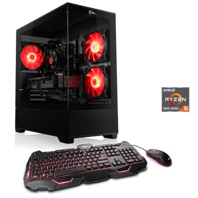 CSL Gaming-PC "Levita V26120", schwarz, Microsoft Windows 11 Home (64 Bit), 16 GB RAM 1.000 GB SSD, Desktop-PCs