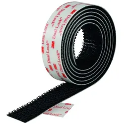 4x 3M, Klebeband, Haken- und Schlaufenband SJ352 (25 mm)