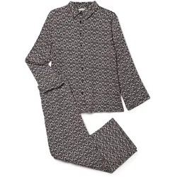 Tchibo - Web-Pyjama - Damen - Gr. 40 - weiß