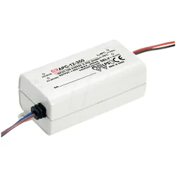 MW APC-12-700 - LED-Trafo, 12 W, 9 - 18 V DC, 700 mA