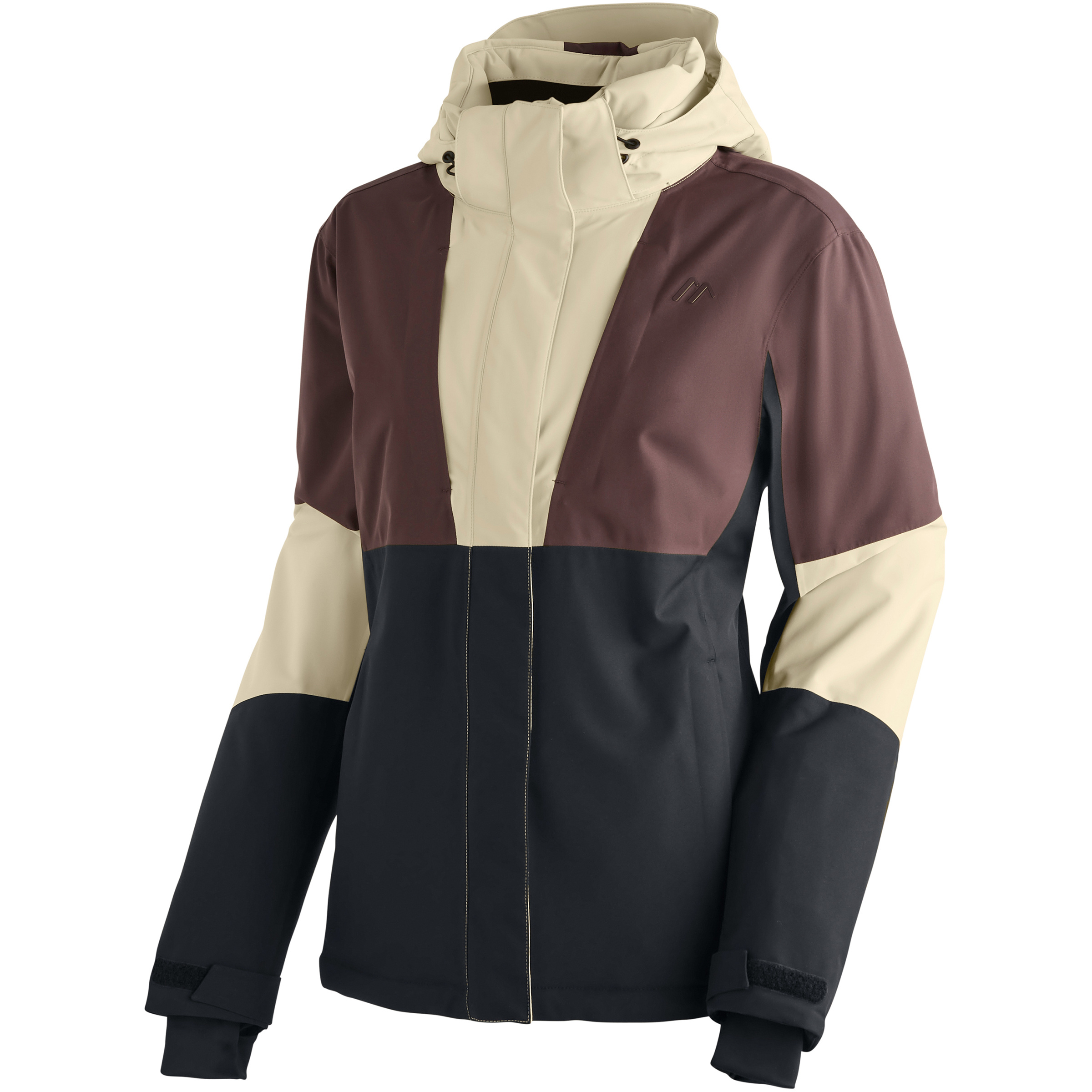 Maier Sports Rogla Damen Isolationsjacke beige Größe M Skifahren Isolierend Wasserabweisend
