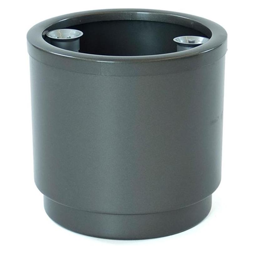 Plastiken Selbstbewässernder Blumentopf 4126 Anthrazit (Ø 26 cm) (40047472)