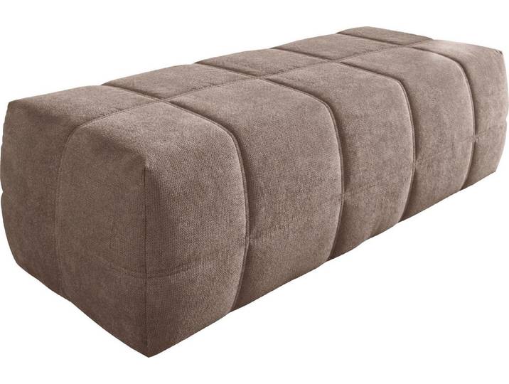 DOMO collection Hocker BRANDON, komfortabel, große Ausführung passend zu Brandon , auch in Cord