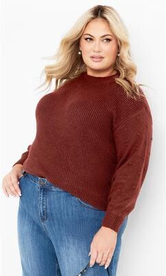 Plus Size Women's Paige Sweater by Avenue in Ivory (Size 30/32)