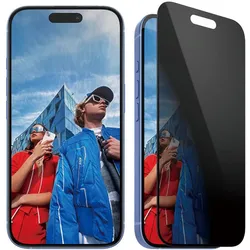 PanzerGlass® Privacy Displayschutz für iPhone 16 & 15 - Ultra-Wide Fit