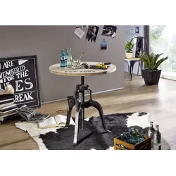 Tisch Mango 75x75x78 natur bedruckt FACTORY #135