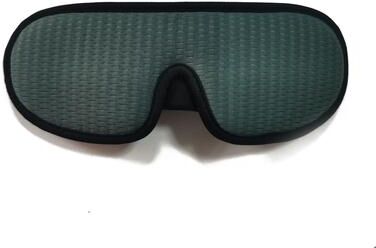 Market Central Blackout Sleep Mask With Soft Padded Eye Contours green