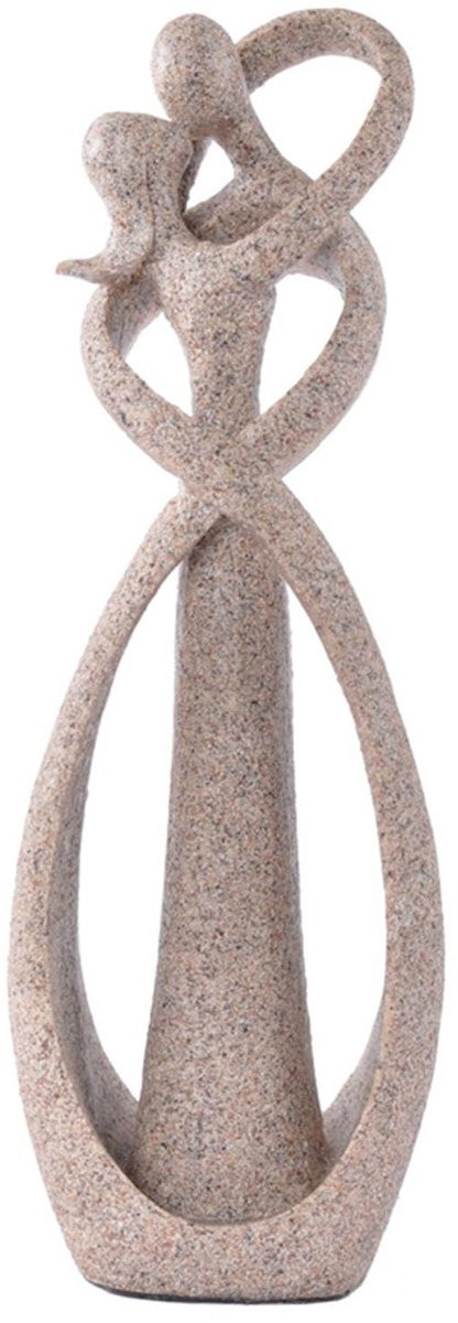 Dailygoods Modern Abstract Standbeeld - Decoratieve Polyresin Sculptuur voor Woonkamer of Kantoor