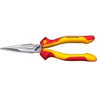 Flachrundzange Professional electric, Greifzange rot/gelb, mit Seitenschneider, gerade Form