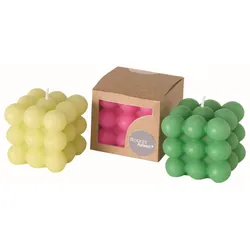 Kerze BUBBLE (BHT 5,80x6x5,80 cm) - BHT 5,80x6x5,80 cm