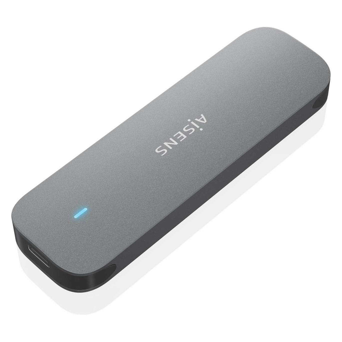 Aisens CAJA EXTERNA M.2 (NGFF) ASM2-006GRY SATA A USB3.1 GEN1 GRIS (M.2) (ASM2-006GRY)