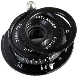 Voigtländer Color-Skopar 35mm / 3.5 VM asph. (M-Bajonett, Vollformat), Objektiv, Schwarz