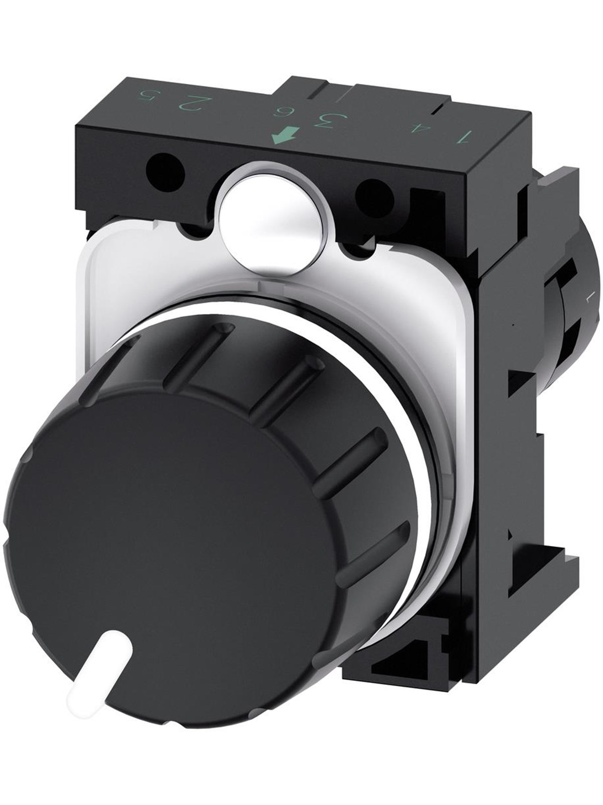 Siemens Potentiometer compact 22mm round plastic black
