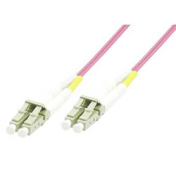 MicroConnect FIB440450P Glasfaser LWL Anschlusskabel 50 m Pink