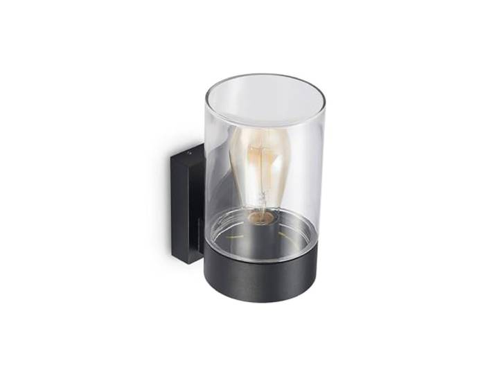 Arcchio Applique Exterieur Liljana à intensité variable (Moderne) en Noir Aluminium (1 lampe\,à E27)\, Murale Luminaire Lampe Jardin Eclairage