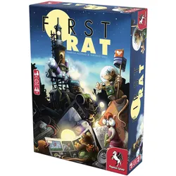 Pegasus 51232G - First Rat - Brettspiel, für 1 bis 5 Spieler ab 10 Jahren (DE/EN-Ausgabe) (Englisch, 1 - 5 Spieler)