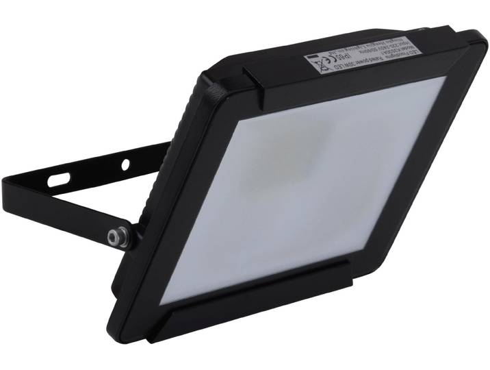 LED Außen-Wandleuchte NÄVE STRAHLER , schwarz (schwarz, transparent), B:18,5cm H:22cm T:6cm, Leuchten, LED Außen-Wandleuchte, LED Außen- Wandleuchte, 42x SMD 2835 LED; total 30W,kaltweiß