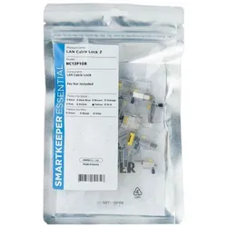 Smart Keeper SmartKeeper NC13P1YL 12 x LAN Cable Locks 2 without Lock Key Basic Yellow Gelb SLSART-0318 SLSART031, Notebook Security, Gelb