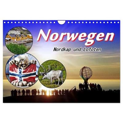 Norwegen Nordkap und Lofoten (Wandkalender 2027 DIN A4 quer), CALVENDO Monatskalender