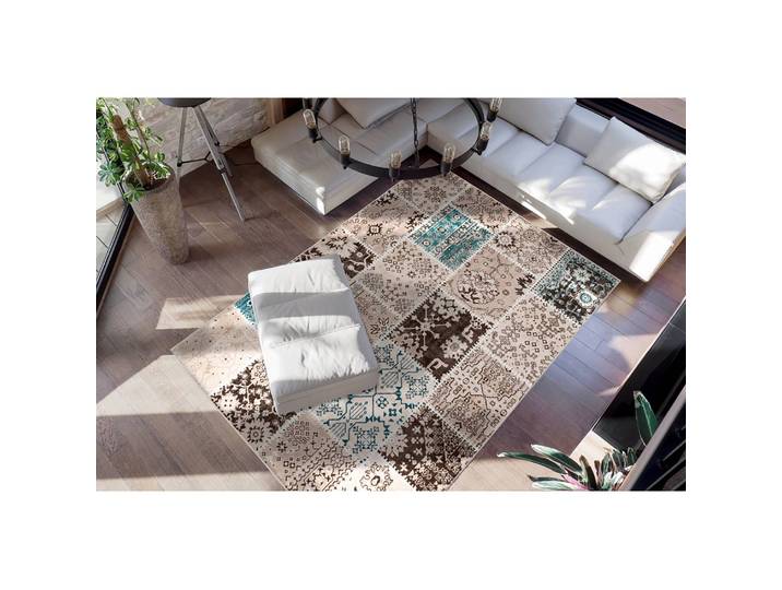 Kurzflorteppich Ariya 425 Braun/Taupe 80 x 150cm Webstoff