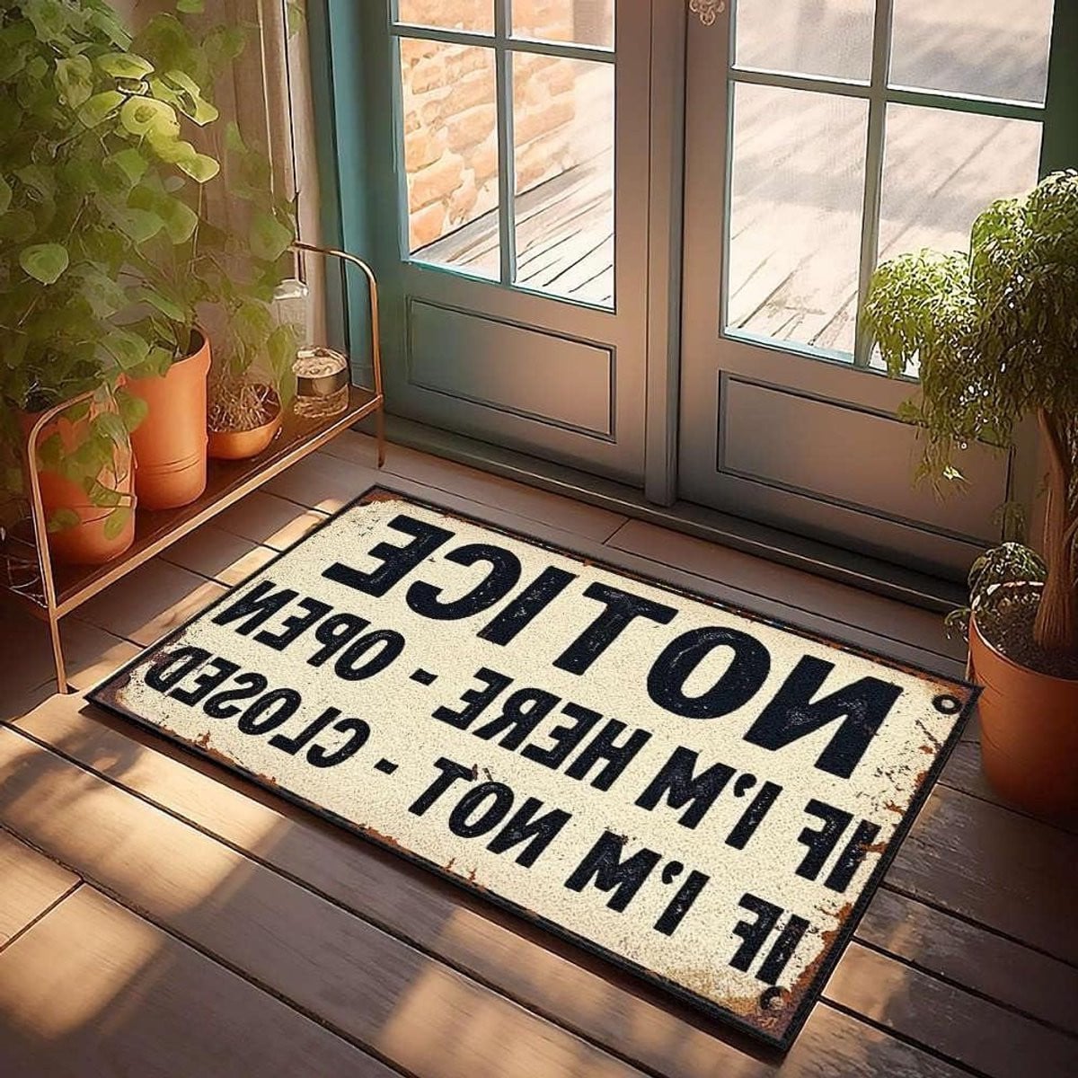 Antislip Deurmat Outdoor voor Buiten en Keuken - 40 x 60 cm - Meerdere Kleuren