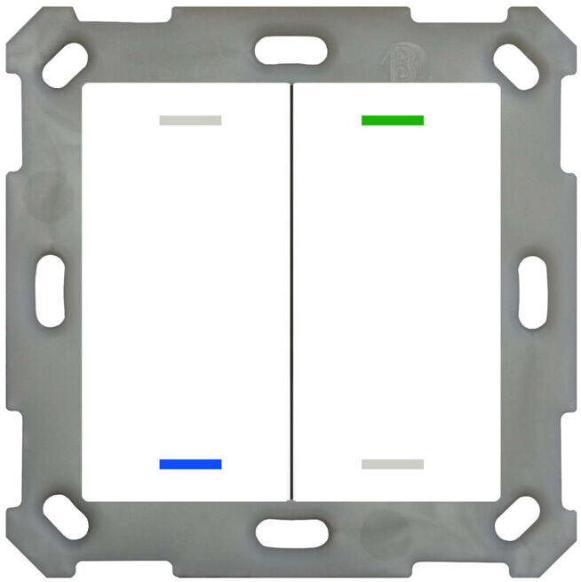 MDT technologies Détecteur Light 55 double RGBW, rws/glä, neutre BE-TAL5502.01 (BE-TAL5502.01)