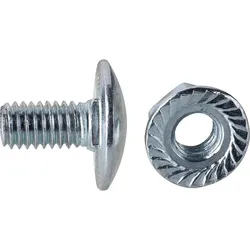 Flachrundschrauben M6x12mm, 100 Stück Berg Kabeltragsysteme