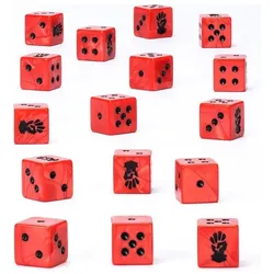 Games Workshop Warhammer 40k - SMC Red Corsairs Dice Set