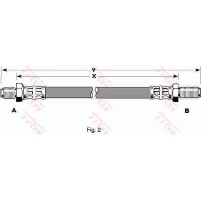 TRW Bremsschlauch PHC205 für Ford