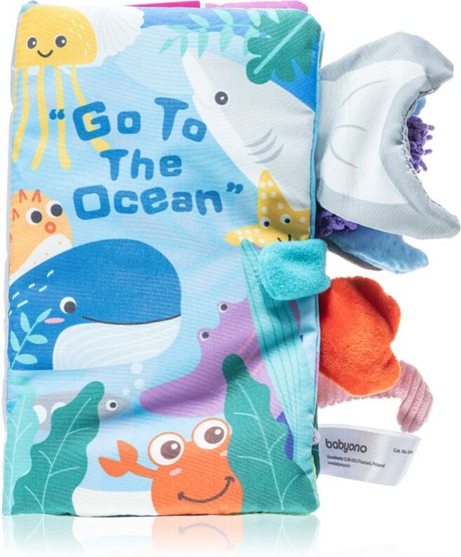BabyOno Have Fun Go to the ocean livre éducatif contrastant 1 pcs
