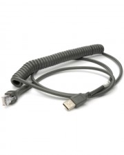 Datalogic USB-Kabel CAB-524 gedrehte Ausführung Schwarz (CAB-524)