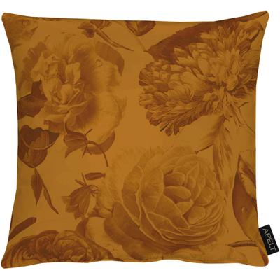 Dekokissen APELT "5255" Gr. 1, orange (orange, bedruckt), B:40cm L:40cm, Baumwolle, Dekokissen_Sitzkissen_Kissenhüllen, im Damastmuster, Kissenhülle ohne Füllung, 1 Stück