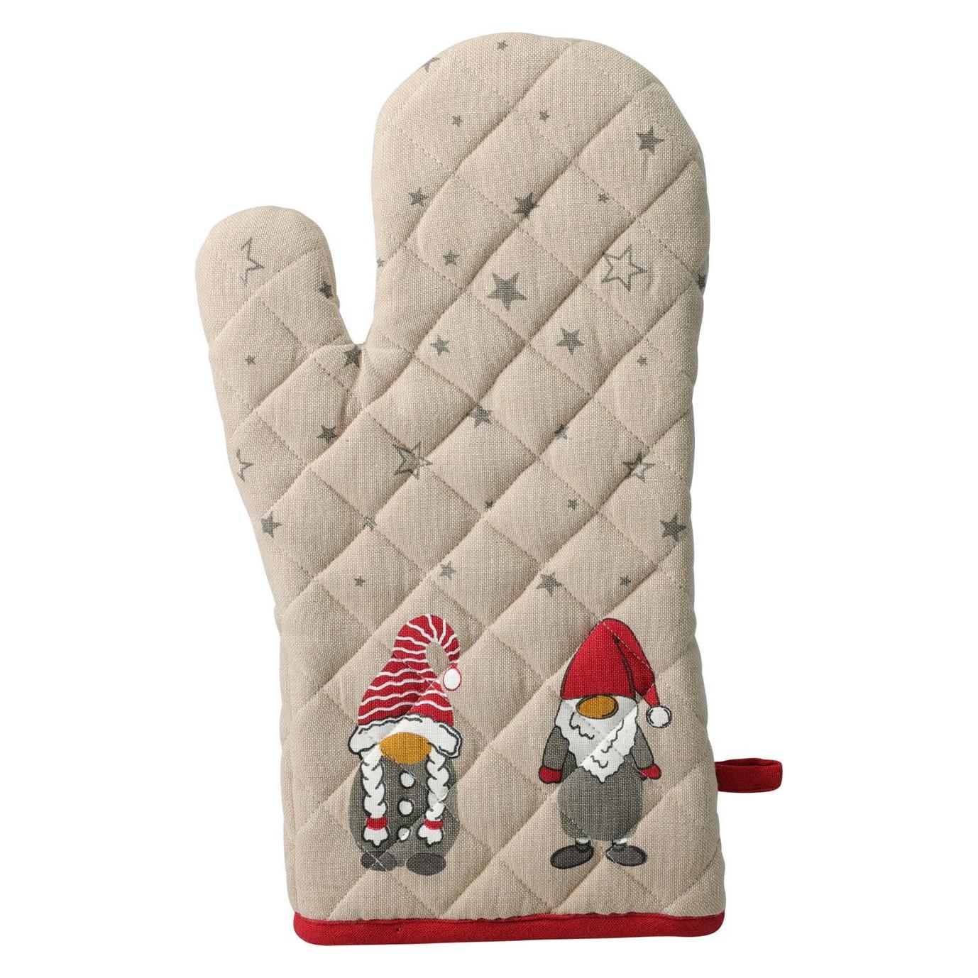 Koopman Festlicher Wichtel Ofenhandschuh, 32 x 16 cm (Baumwolle) (62088149)