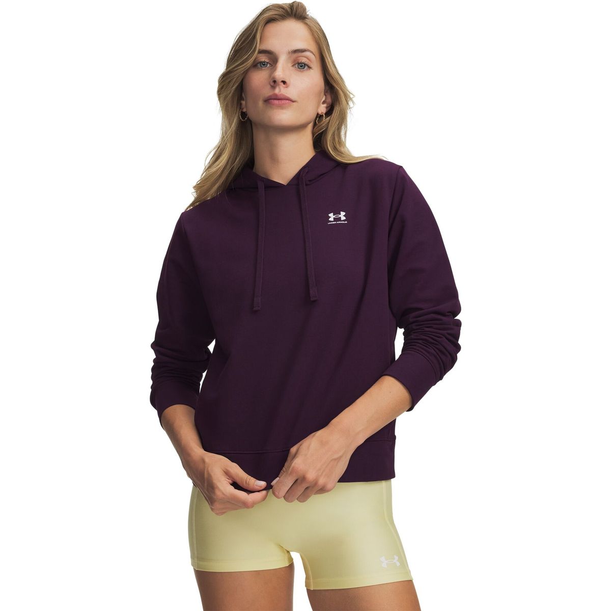Under Armour Sport Terry Hoodie purple white (526) XS 6011015-526-XS