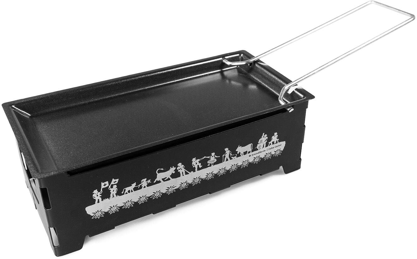 &tradition Raclette "Trendform Swiss Tradition", schwarz, B:8,5cm H:6cm, Raclettes, Raclette schwarz Einheitsgröße