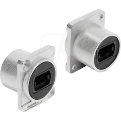 DELOCK 91174 - D-Typ Modul MPO Buchse zu Buchse, silber