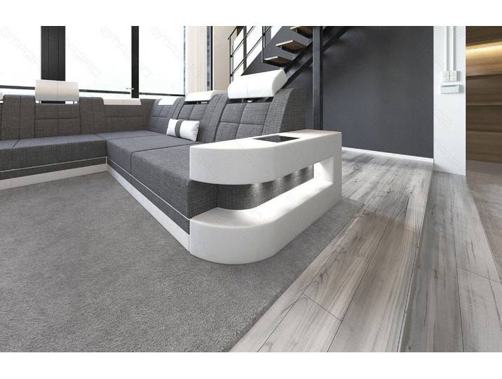Wohnlandschaft Wave XXL U-Form in Stoff