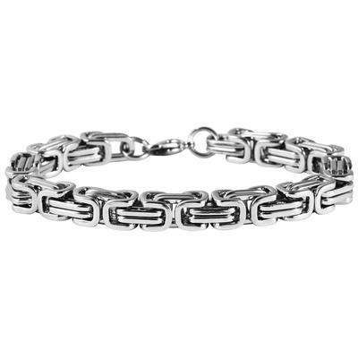 Armband ADELIA´S "Armband aus Edelstahl 21 cm", silber, Armbänder, Damen, 21cm, Edelstahl, Armband, Ein kleines Geschenk mit großer Wirkung