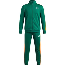 UNDER ARMOUR Knit Trainingsanzug Jungen 312 - campus ivy/outrageous orange/white XL (160-170 cm)