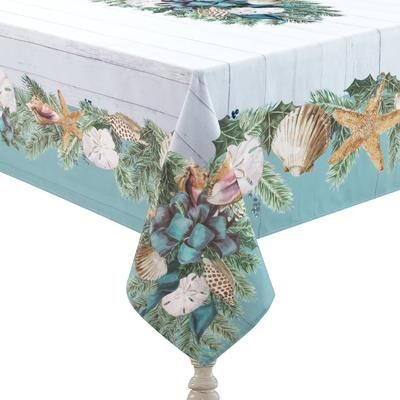 Laural Home Christmas By The Sea Tablecloth