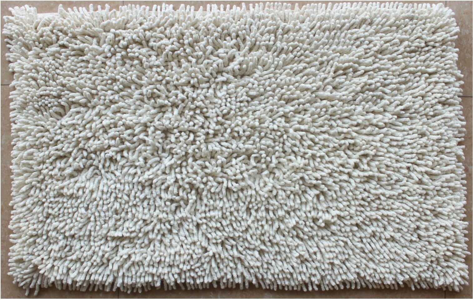 Tappeto bagno Quarzo Bianco 17829 RICCIO Panna