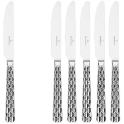 TAFELMESSER Boston silber 237 mm 6er Set