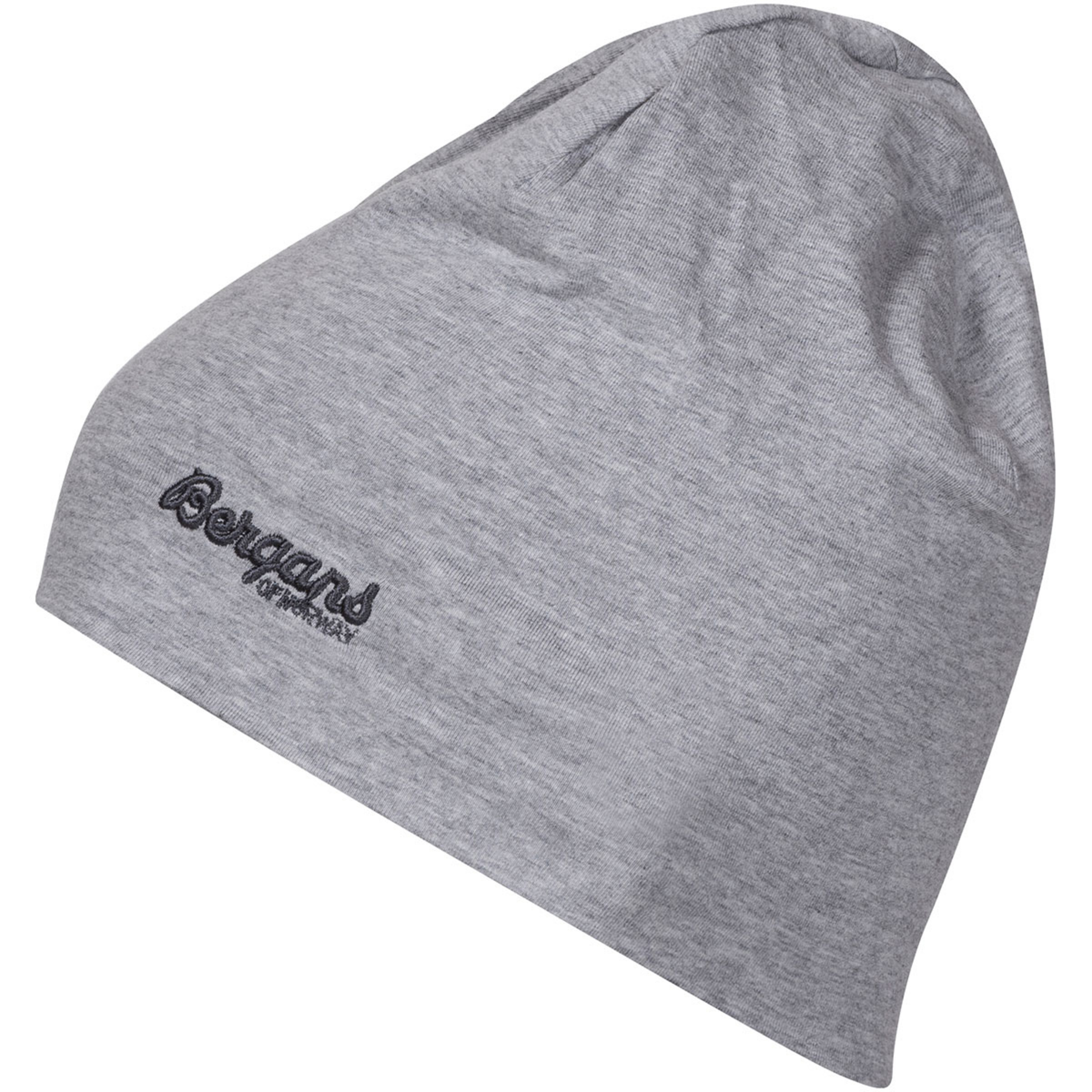 Bergans Youth Cotton Kinder Mützen & Beanies grau Lifestyle Elastisch