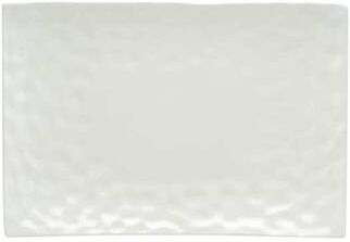 "Red Vanilla Marble Rectangular Platter 10.5"" x 7"""