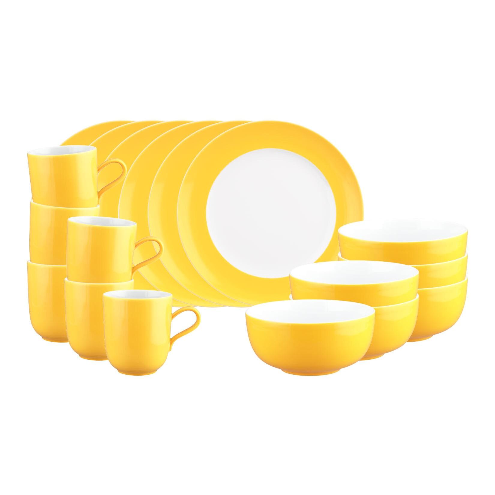 Seltmann Weiden Frühstücks-Set Liberty Pure Colors 18-tlg.