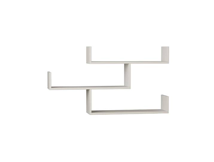 Étagère murale en bois Tibet - 119 x 23 x 66 cm - Blanc