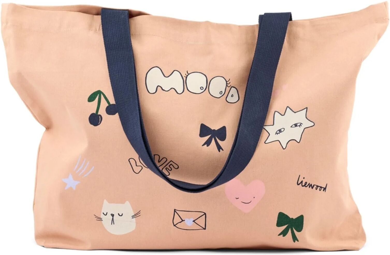 Liewood Tote Bag Big Mood Coton Bio Rose taille unique