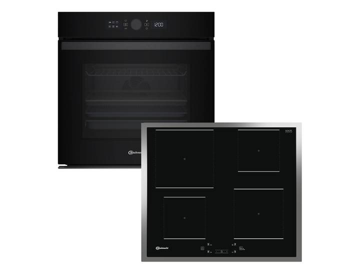 BAUKNECHT Backofen-Set BAKO 920 Airfry , Energieeffizienz: A+, schwarz, Herdsets, AirFry-Funktion gart mit heißer Umluft und wenig bis keinem Öl, Backofen-Set